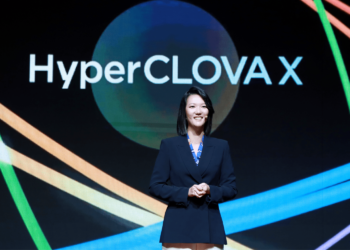 Naver announcing HyperCLOVA X on Thursday, April 24 2023